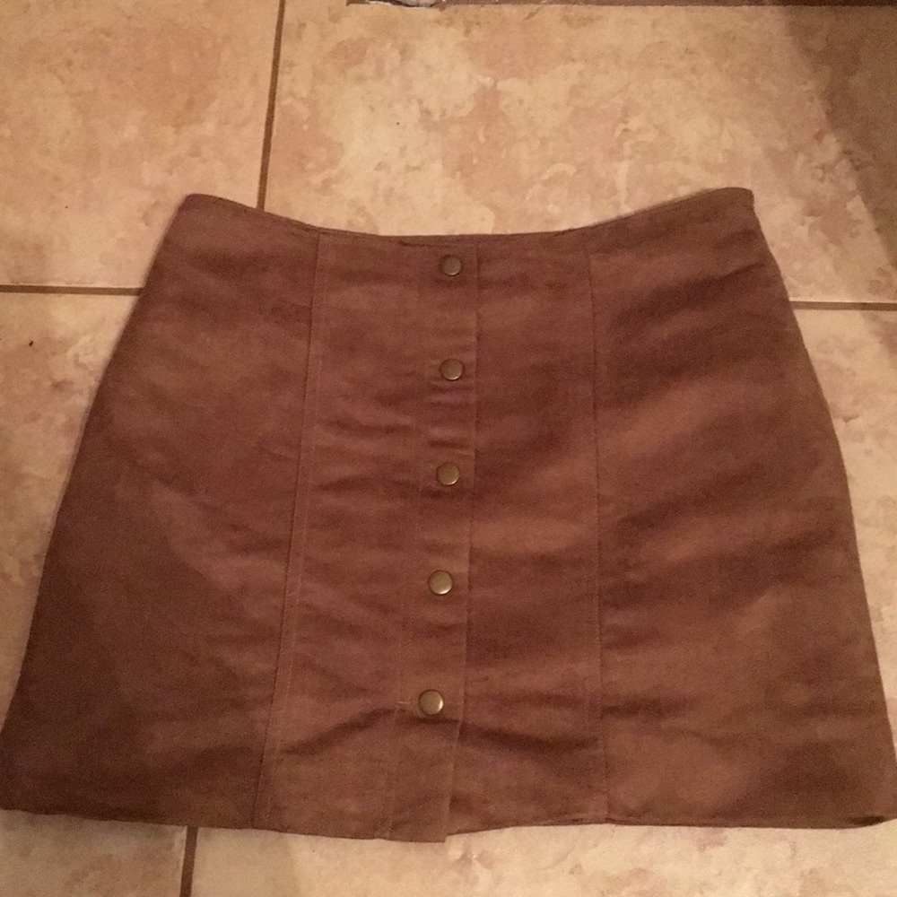 Tan A-Lin skirt from the Gap
